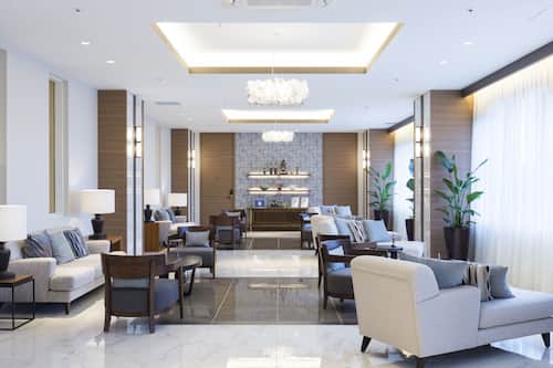 Lobby sitting area