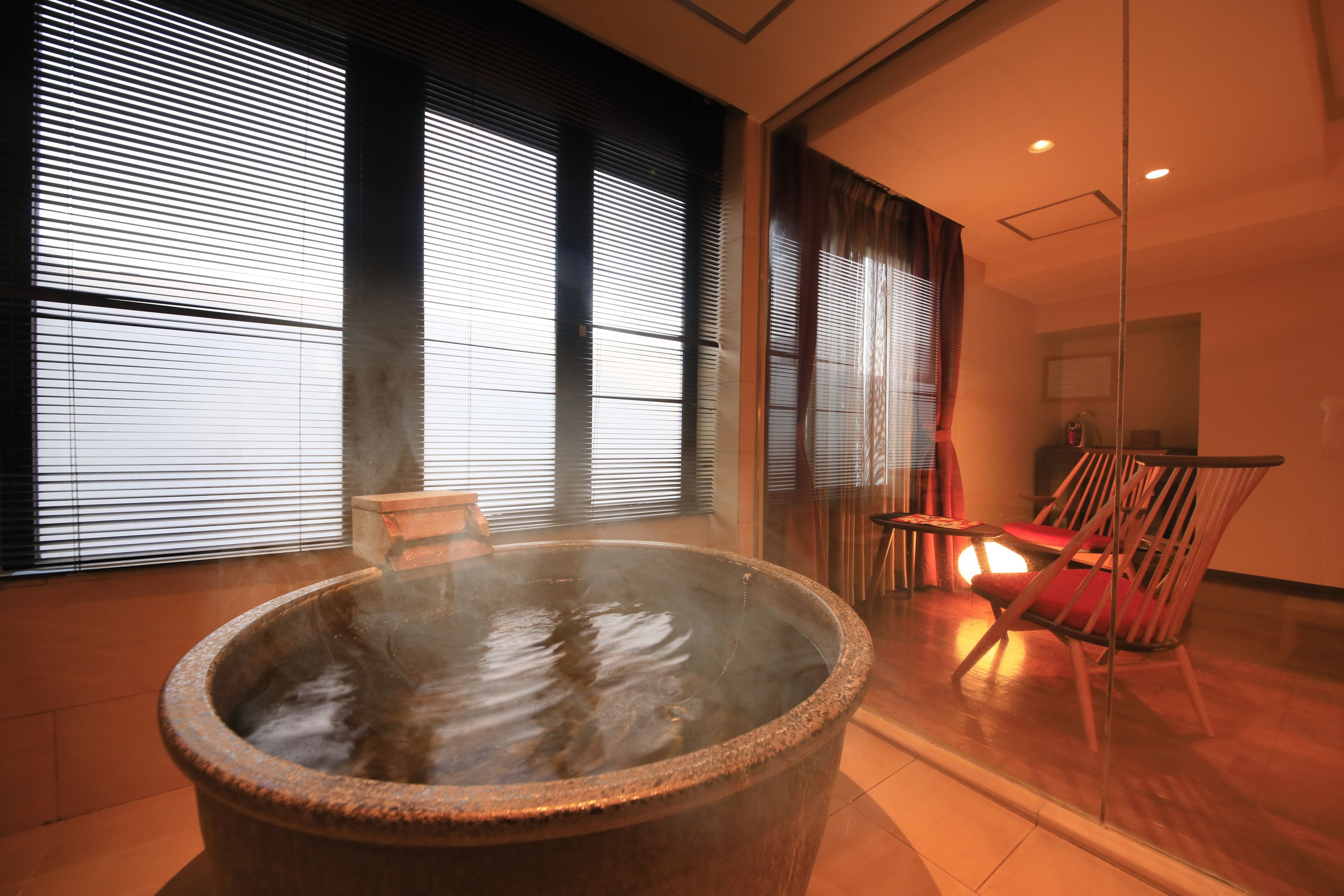 Free toiletries, hair dryer, slippers, bidet