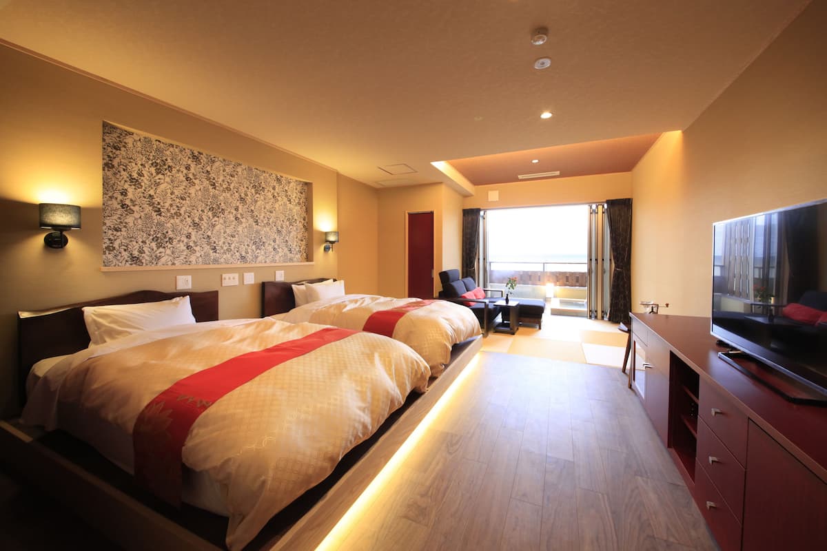 1 Schlafzimmer, Daunenbettdecken, Zimmersafe, individuell dekoriert