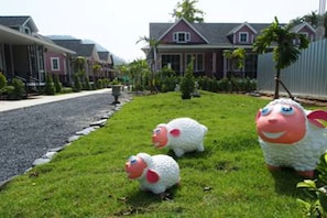 Entrée de l’hébergement