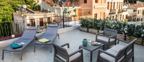 Terrasse sur le toit