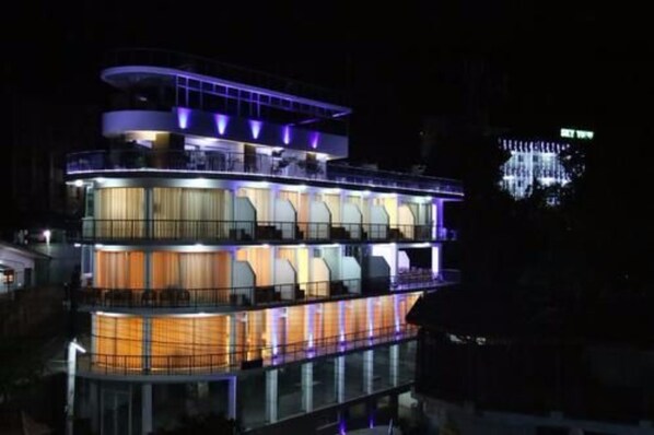 Front of property – evening/night