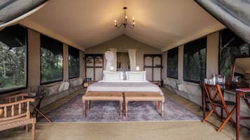 Luxury Tent | In-room safe, cribs (free), bed sheets