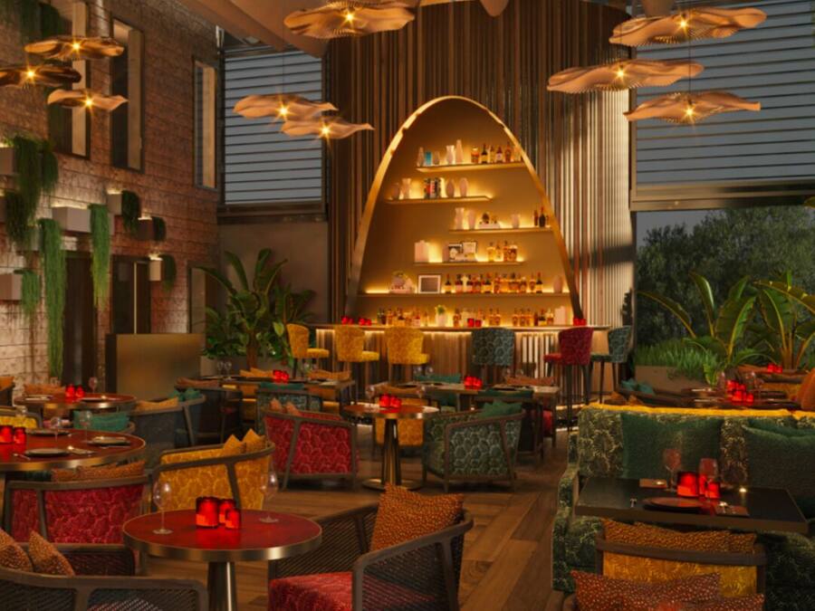 4 restaurants; ze serveren er ontbijt, lunch en diner