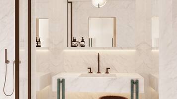 Free toiletries, hair dryer, bathrobes, slippers