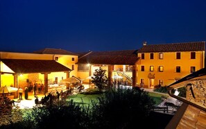 Front of property – evening/night