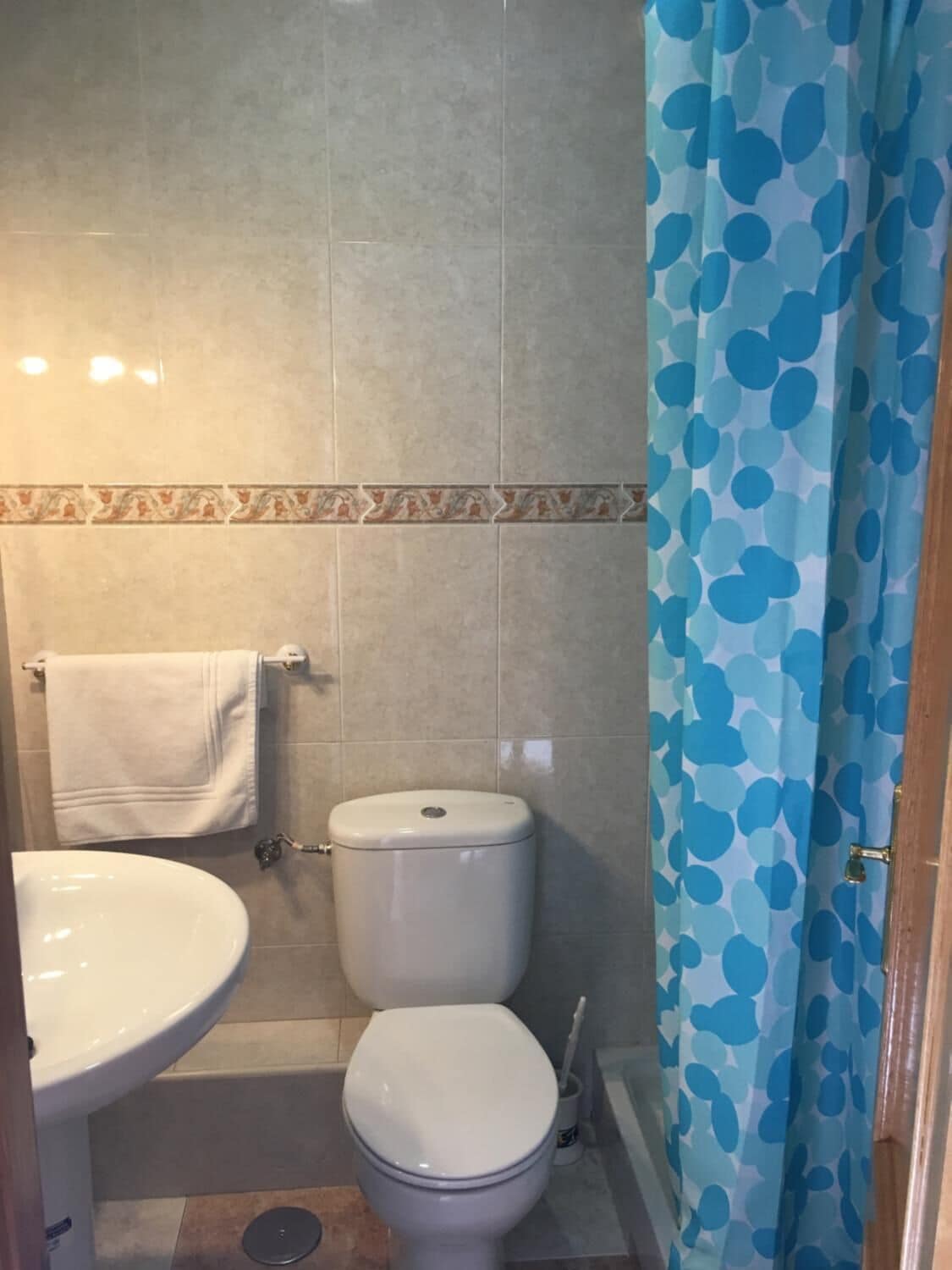 Gratis toiletartikelen, een haardroger, handdoeken