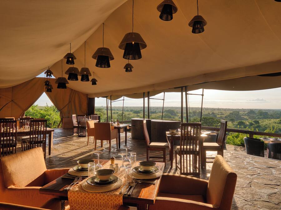 Café da manhã, almoço e jantar