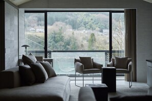 Suite, 2 chambres, non-fumeur, vue fleuve (201) | Vue depuis le balcon