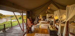 Familie tent | Een kluis op de kamer, verduisterende gordijnen, beddengoed