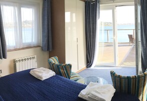 Deluxe Double or Twin Room, 1 Bedroom, Terrace, Sea View | View from room