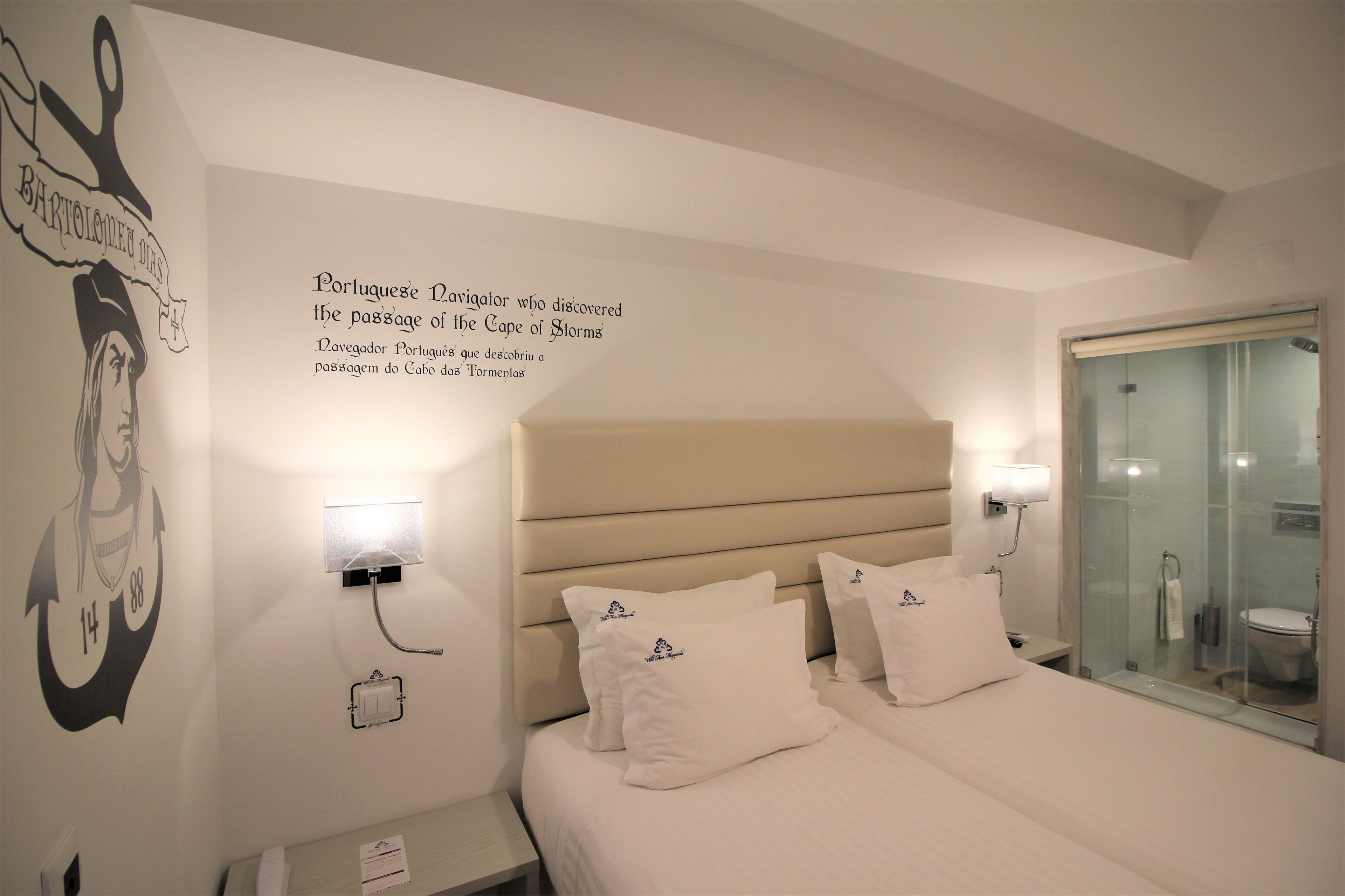 標準雙床房 | 免費迷你吧、客房內保險箱、獨特裝潢、布置獨特