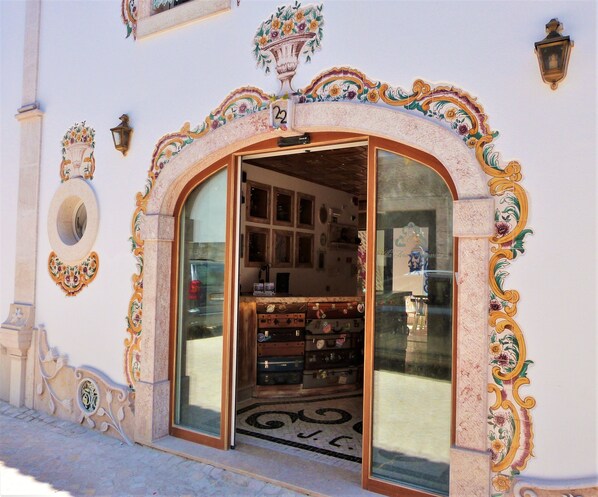 Entrada de la propiedad