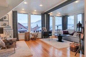 Living area - RIBO Apartment Katterjokk (Riksgränsen)