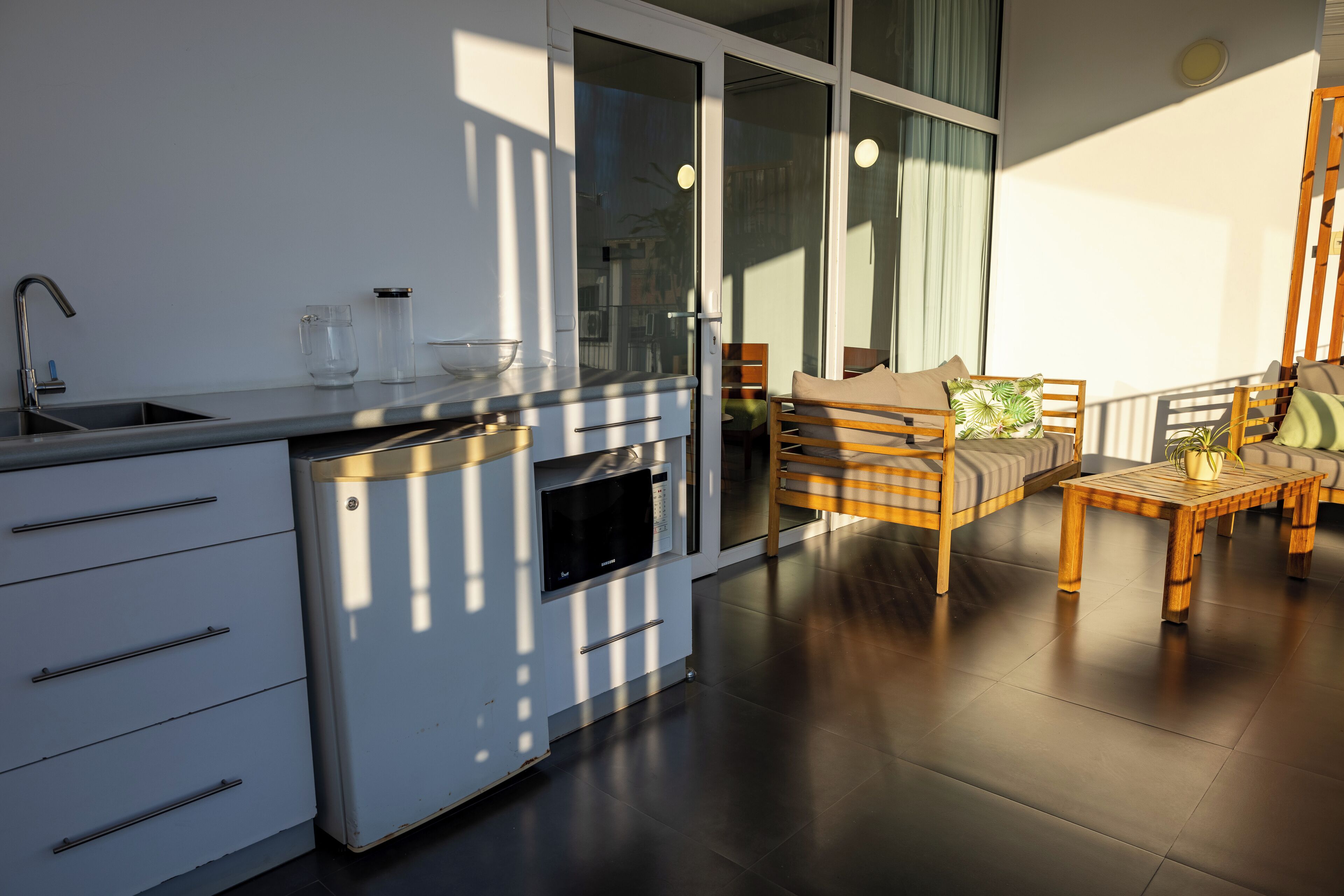 deluxe room, 2 double beds, terrace | 2 bedrooms, premium bedding, in-room safe, laptop workspace