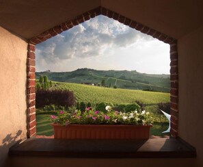 Uitzicht vanuit de kamer