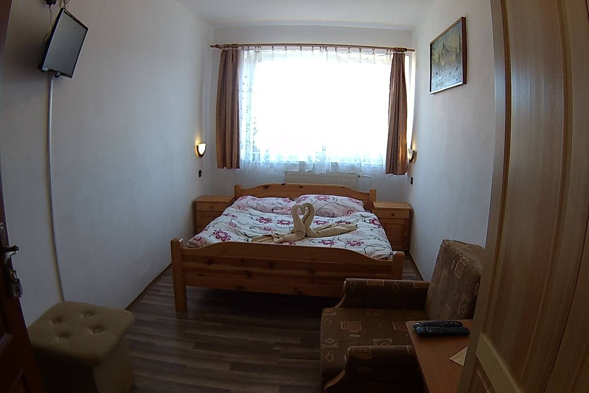 Chambre Double Romantique, 1 chambre, salle de bains privée, vue montagne