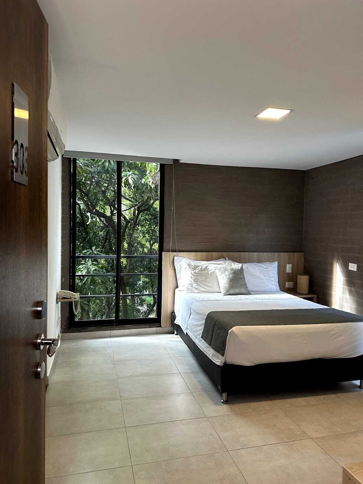 blackout curtains, free wifi, bed sheets