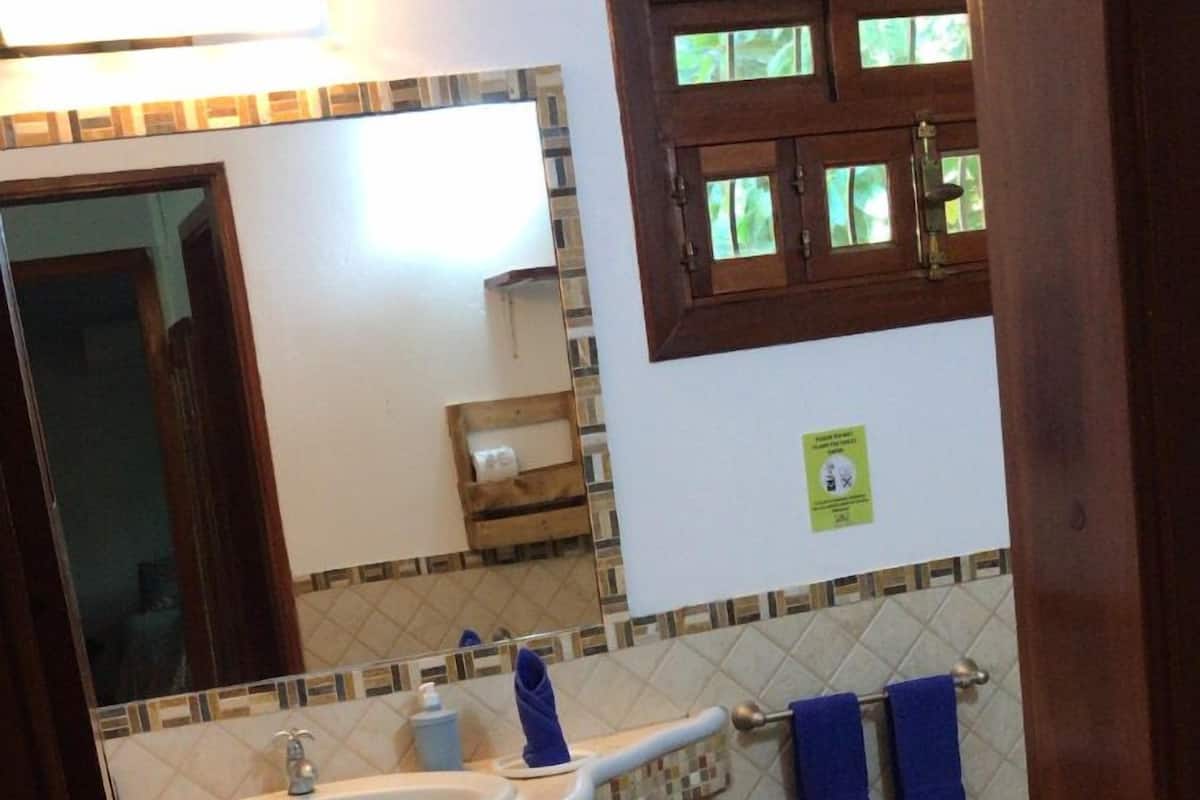 Superior Villa | Bathroom | Shower, hair dryer, towels