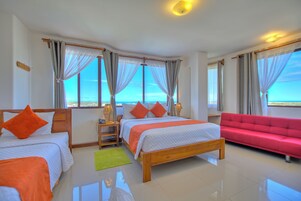 Quarto família, 2 quartos | 1 quarto, roupas de cama de algodão egípcio, roupas de cama premium