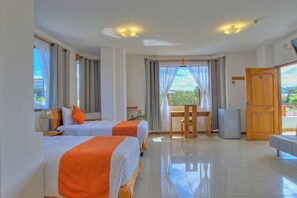 Family Room, 2 Bedrooms | 1 bedroom, Egyptian cotton sheets, premium bedding, minibar
