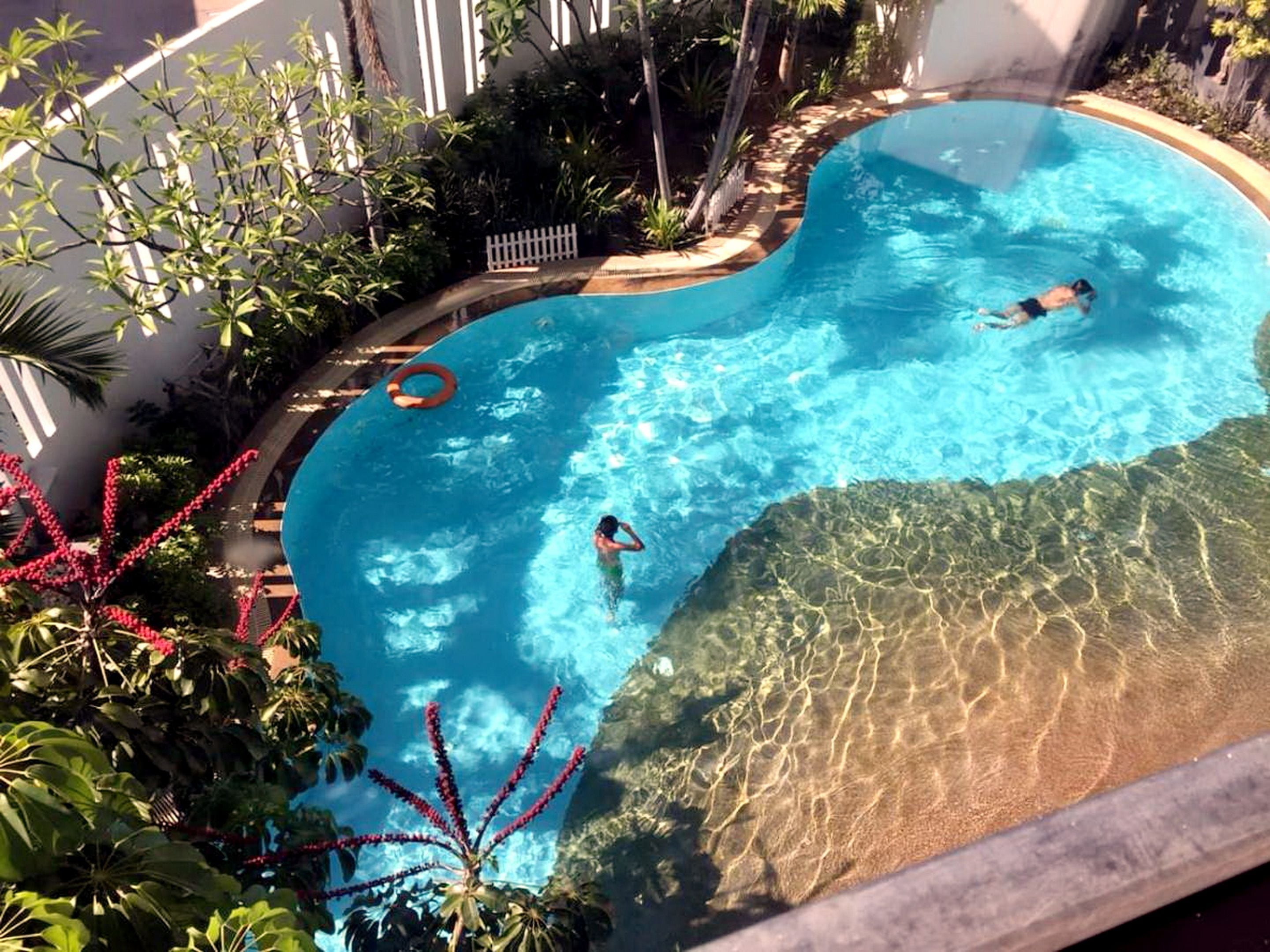 Outdoor pool, open 8:00 AM to 8:00 PM, sun loungers