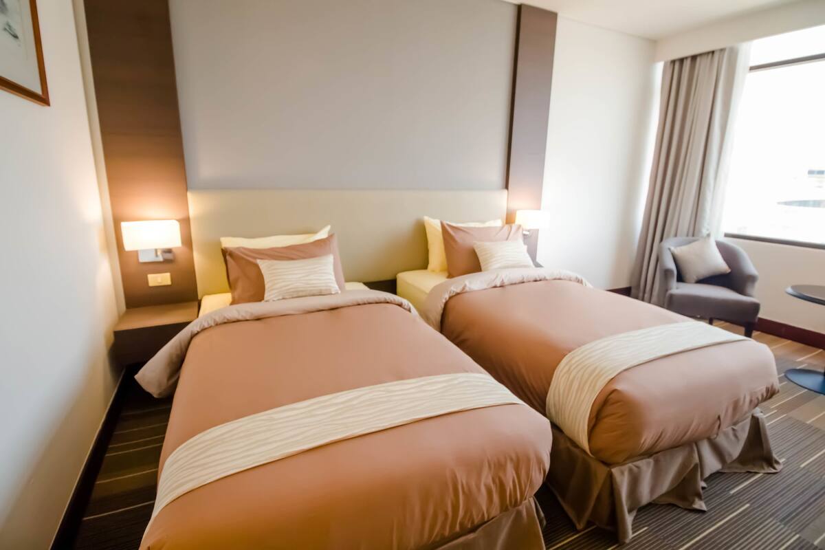 Superior Double or Twin Room, City View | Minibar, desk, blackout drapes, soundproofing