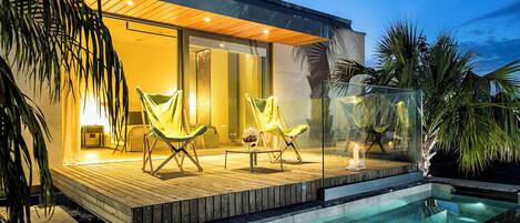 Romantic Chalet, 1 Bedroom | Minibar, in-room safe, soundproofing, free WiFi