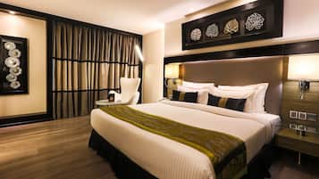 1 habitación, ropa de cama de alta calidad y minibar