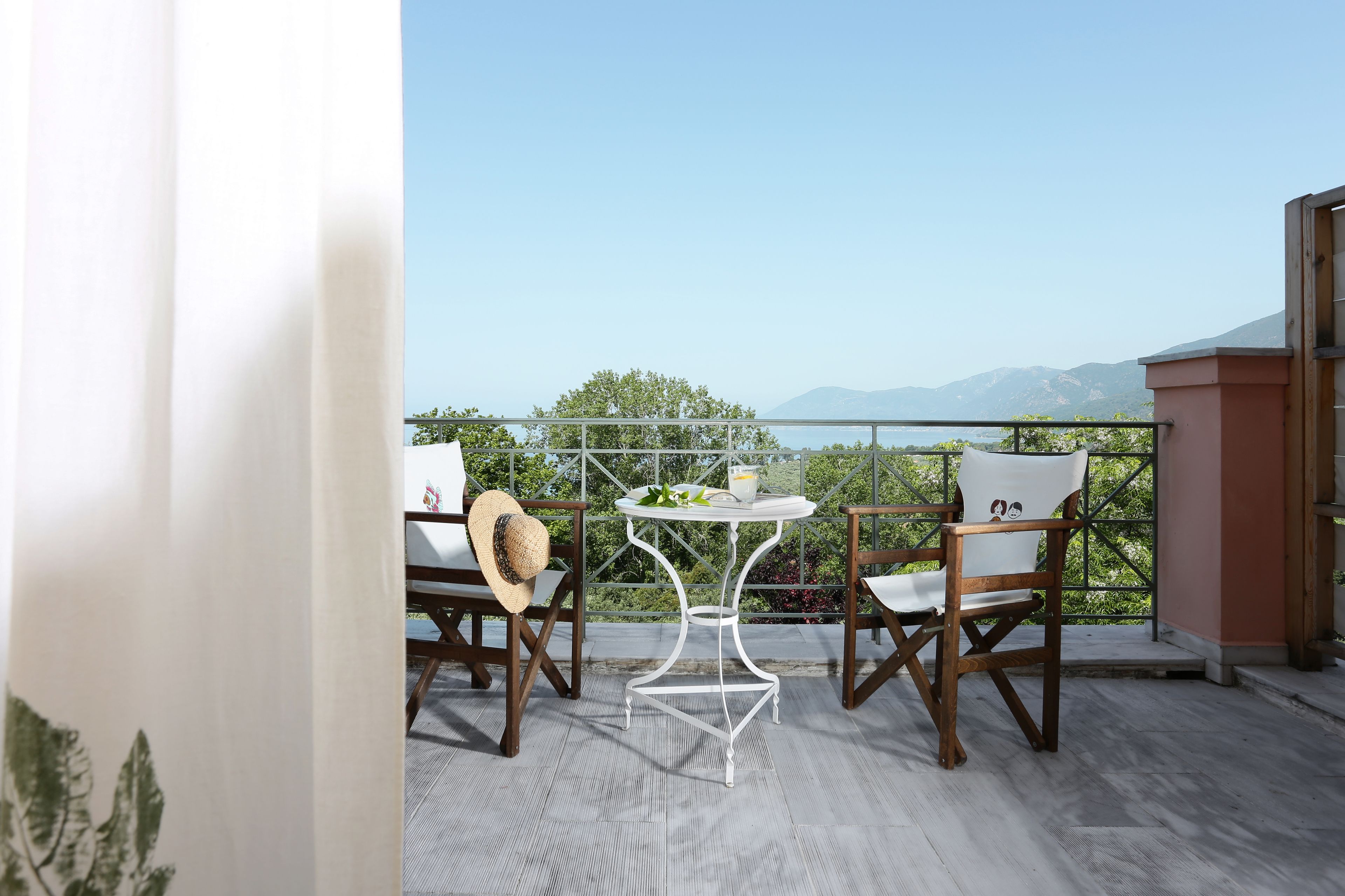 Habitación con 2 camas individuales, vistas al mar (1st floor) | Terraza o patio