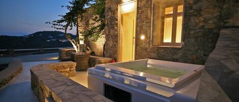 Hair dryer, bathrobes, slippers, bidet