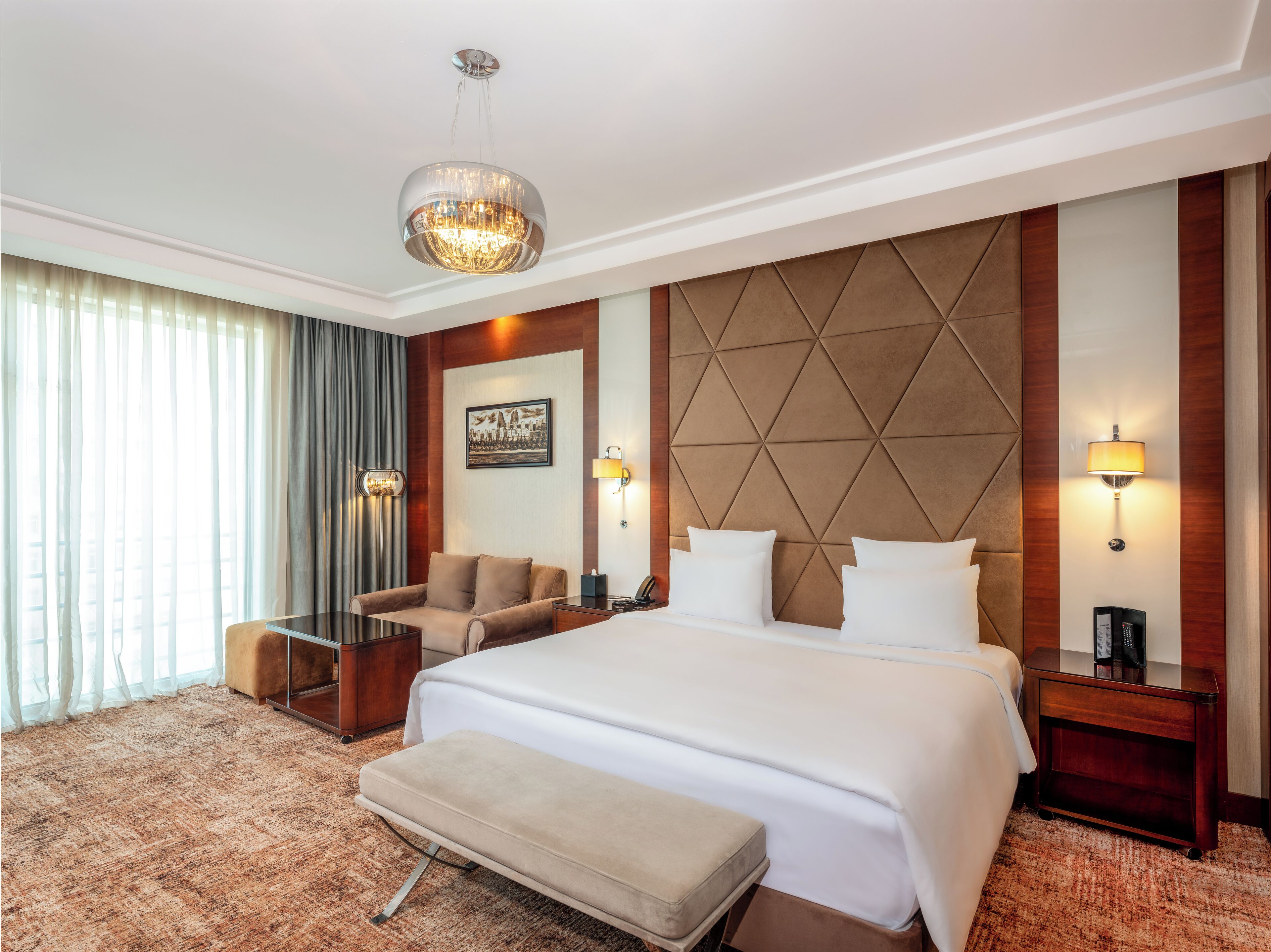 premium room, multiple beds | premium bedding, minibar, in-room safe, desk