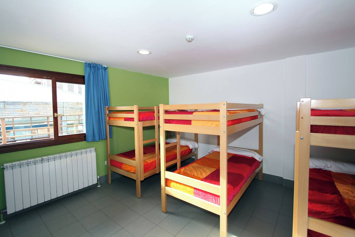 Down comforters, blackout drapes, WiFi (free), bed sheets