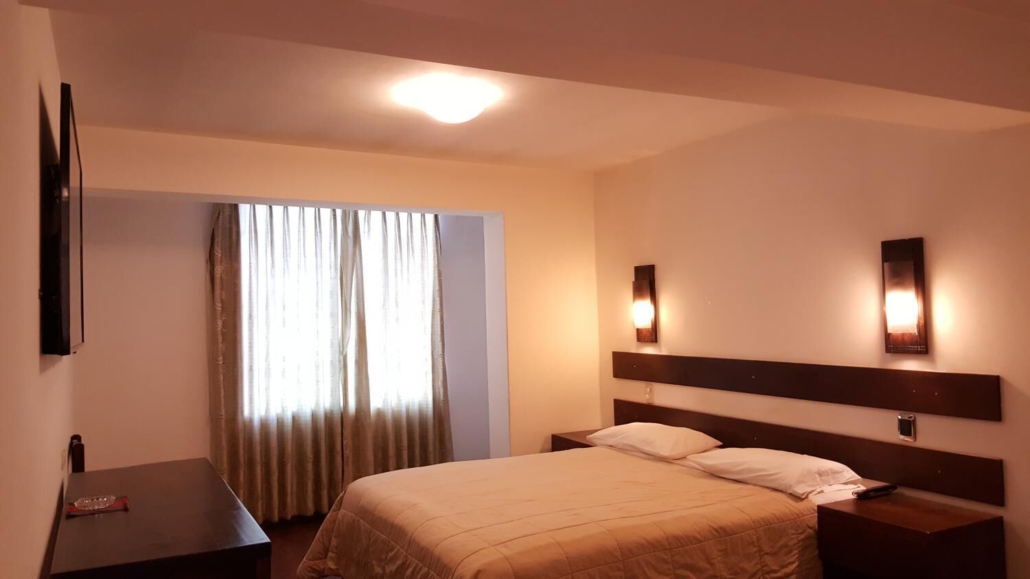 1 bedroom, desk, laptop workspace, iron/ironing board