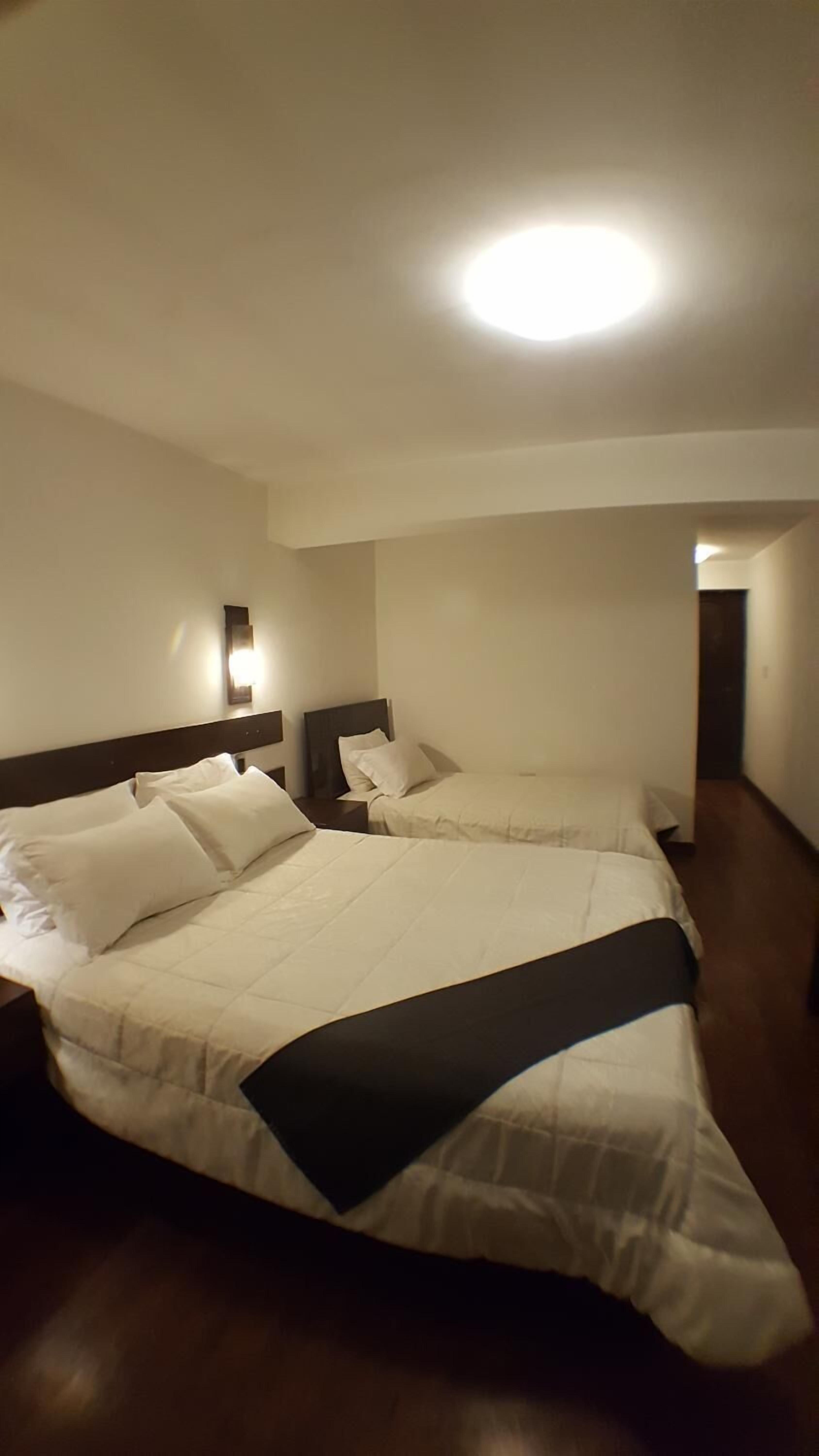 1 bedroom, desk, laptop workspace, iron/ironing board