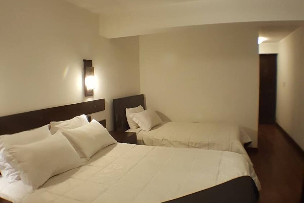 1 bedroom, desk, laptop workspace, iron/ironing board