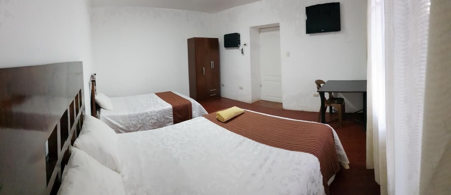 1 bedroom, desk, laptop workspace, iron/ironing board