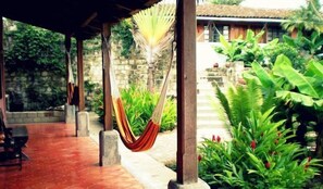 Terrace/patio - La Casa de Cafe (Copan Ruinas)