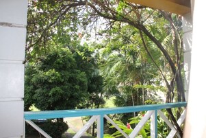 Estúdio, 1 cama de casal, cozinha americana | Vista do quarto