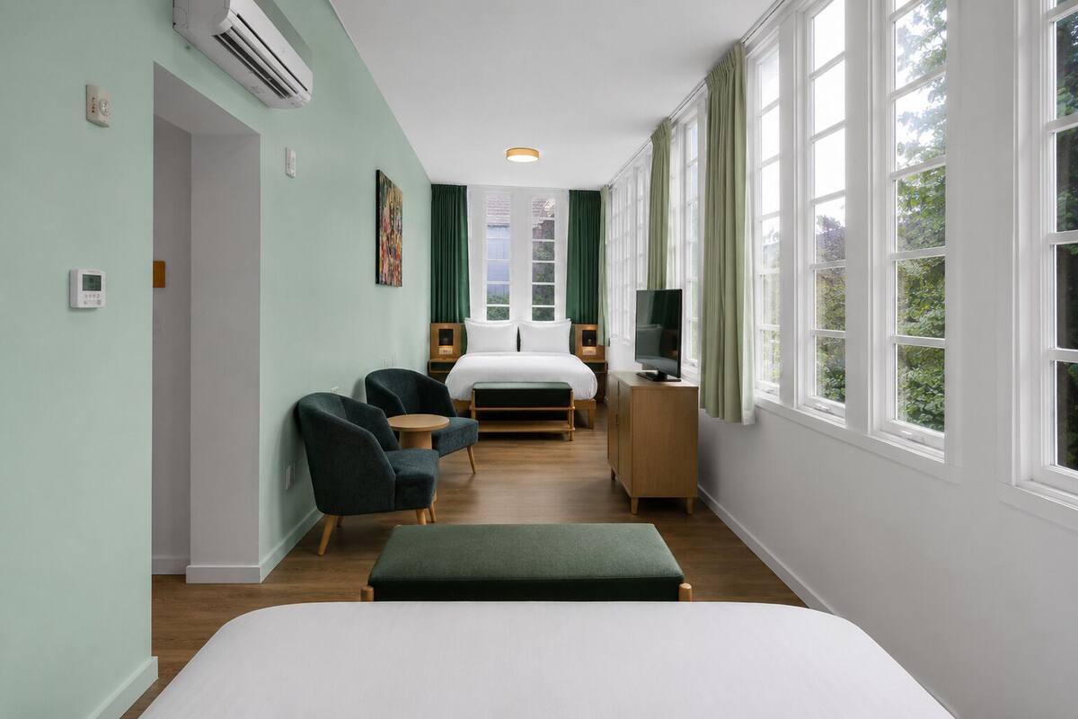 Habitación Prestigio, 2 camas Queen size | Insonorización, wifi gratis y ropa de cama