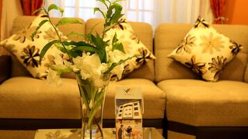 Sala de estar en el lobby