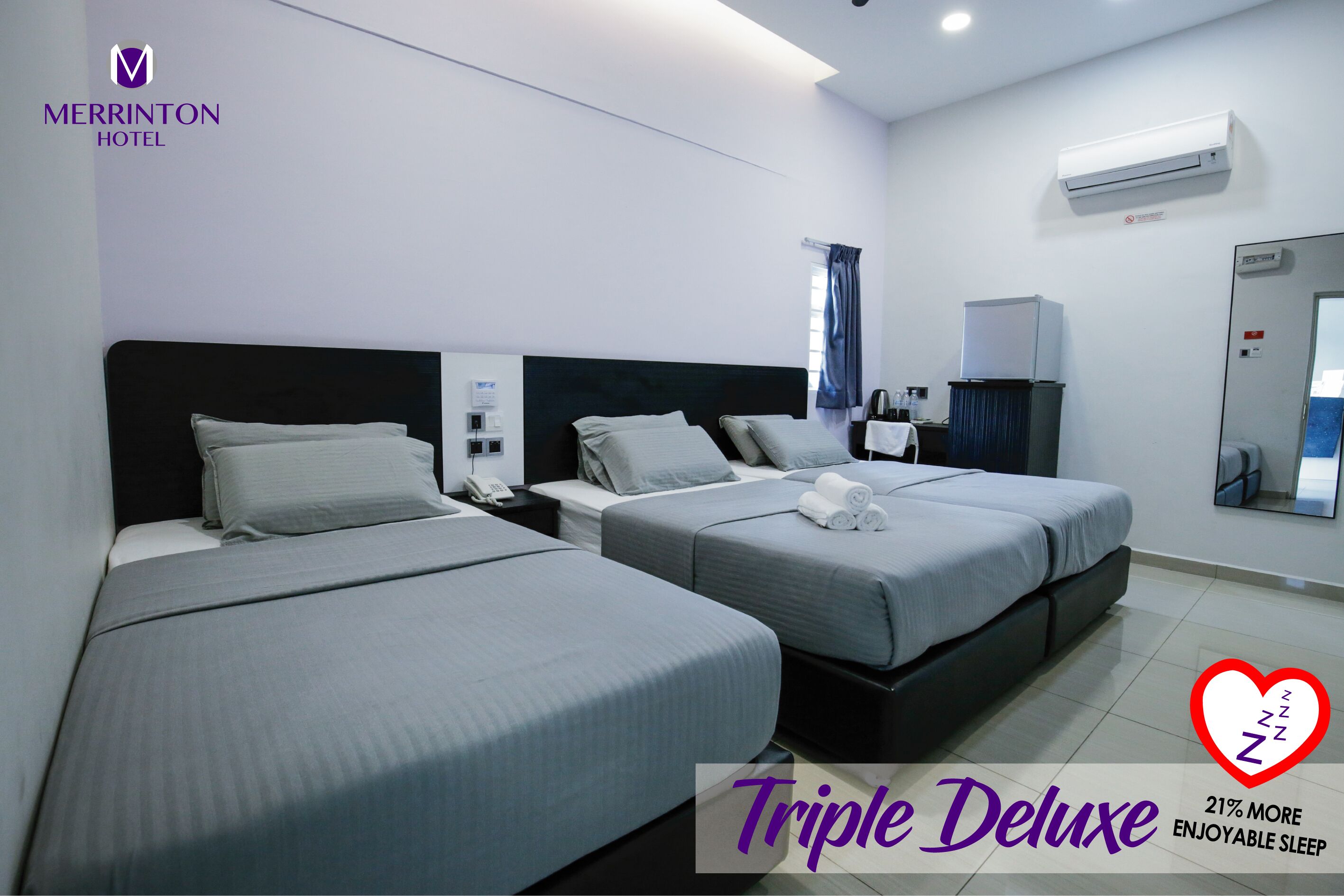 triple deluxe | desk, iron/ironing board, free wifi, bed sheets