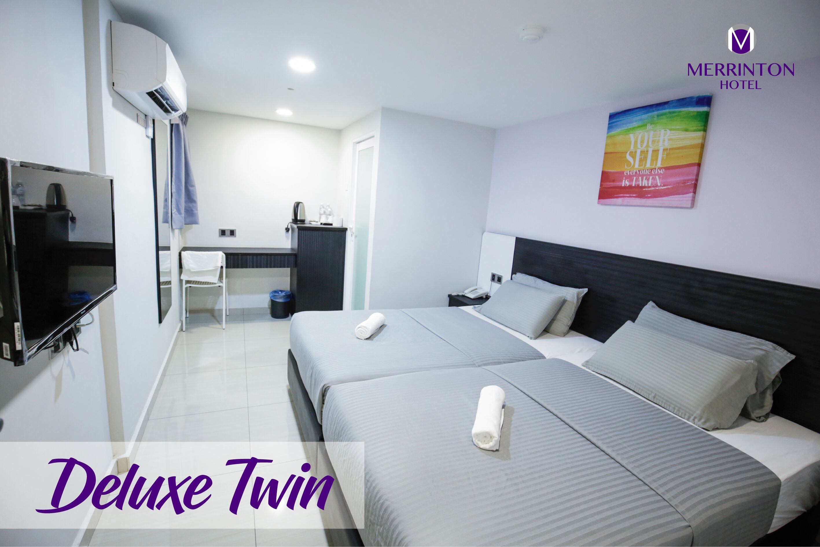deluxe twin | desk, iron/ironing board, free wifi, bed sheets