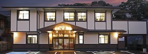 Front of property – evening/night