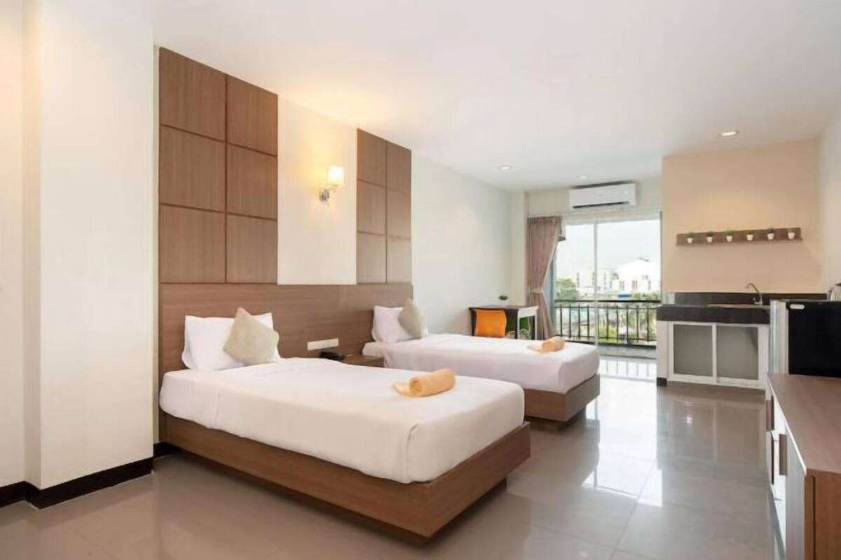 Hypoallergeen beddengoed, een kluis op de kamer, een bureau