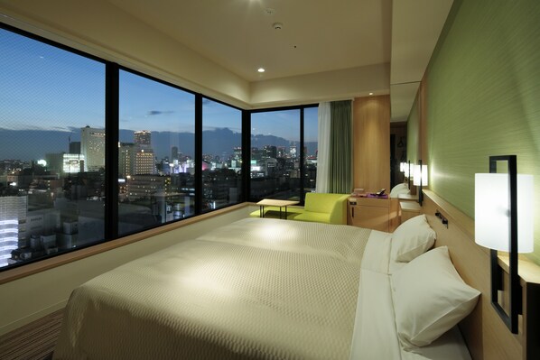 Zweibettzimmer, Nichtraucher, Eckzimmer (with City View) | Ausblick vom Zimmer