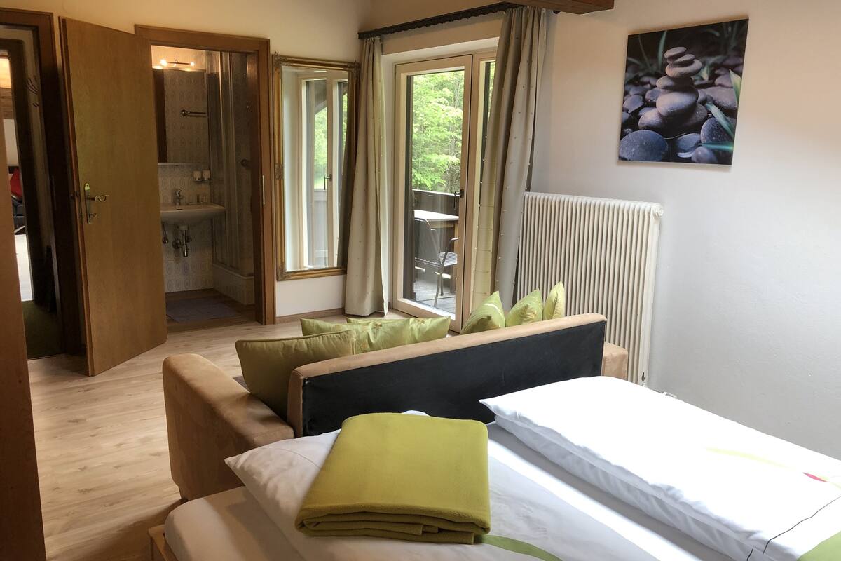 Comfort Apartment, 1 Bedroom, Mountain View, Garden Area (additional cleaning fee 44€)