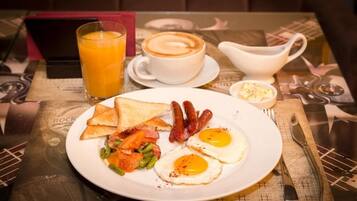 Daily English breakfast for a fee