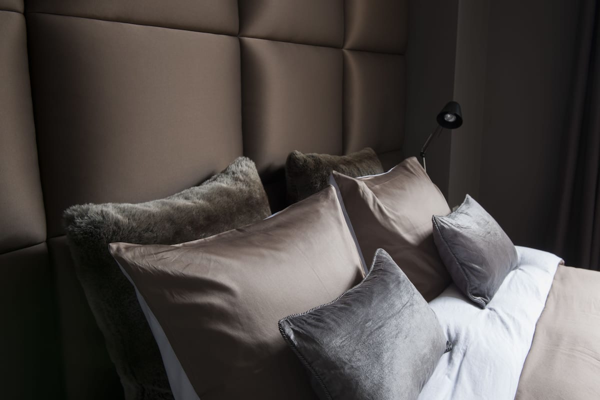 Egyptian cotton sheets, premium bedding, memory-foam beds, minibar