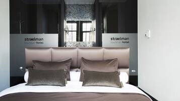 Superior Double Room, Balcony | Cadar kapas Mesir, peralatan tempat tidur premium, busa memori